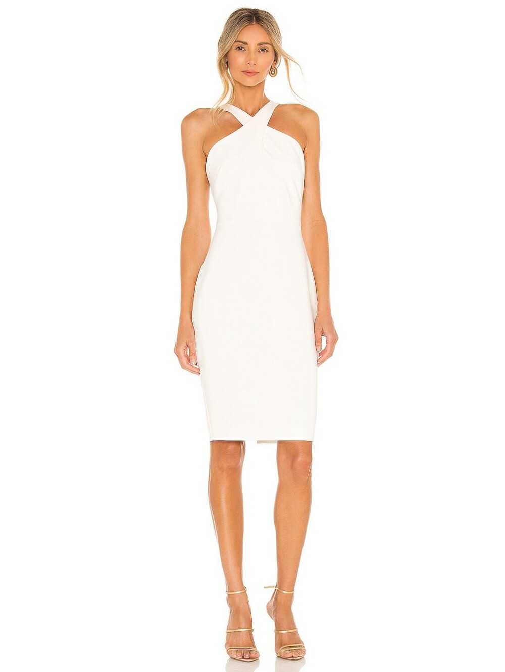 LIKELY Carolyn Halter Sheath Dress in White Size 2